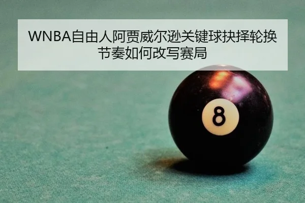 WNBA自由人阿贾威尔逊关键球抉择轮换节奏如何改写赛局