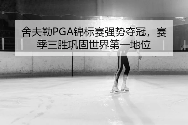 舍夫勒PGA锦标赛强势夺冠，赛季三胜巩固世界第一地位
